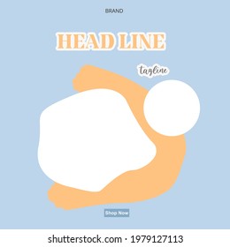 Instagram feed template for your social media business