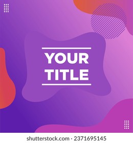 Instagram Feeds Template Colorful and Simple 