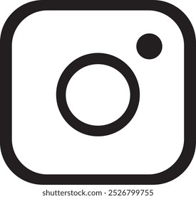 logotipo do instagram vetor ou logotipo da câmera