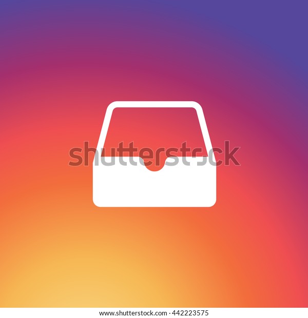 Instagram Message Box Vector Icon New Stock Vector ...