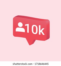instagram Notification Icon. Like icon vector. Social media like vector icon. like notification. . Heart. follower. comment icon.