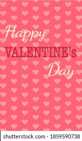 Instagram og Facebook cover st Valentines Day concept. St Valentines Day vector illustration.