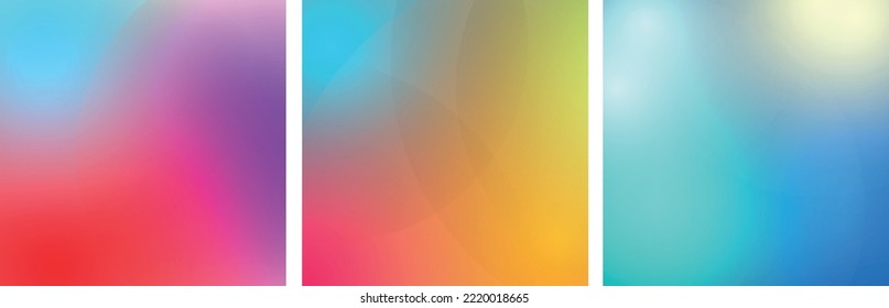 INSTAGRAM POST COLLECTION GRADIENT PASTEL COLORFUL