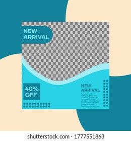Instagram post templates. templates for business on Instagram social media. social media posts and Instagram advertising banners