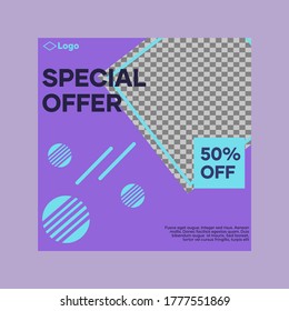 Instagram post templates. templates for business on Instagram social media. social media posts and Instagram advertising banners