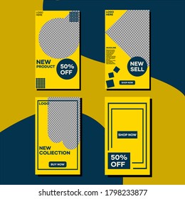 Instagram post templates. templates for business on Instagram social media. social media posts and Instagram advertising banners
