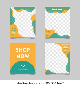 Instagram promotion banner. Colorful banner design. Promotional banner. Social media banner design royalty free eps 10