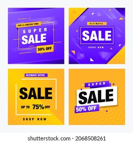 Instagram sale post  template promotion