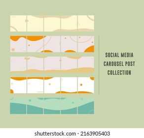 Instagram And Social Media Carousel Post Collection