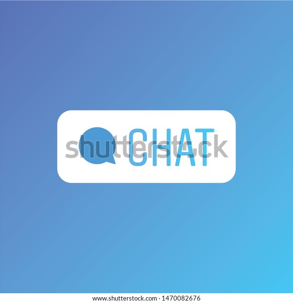 Instagram Stories Chat Sticker Popular Social Stock Vector (Royalty