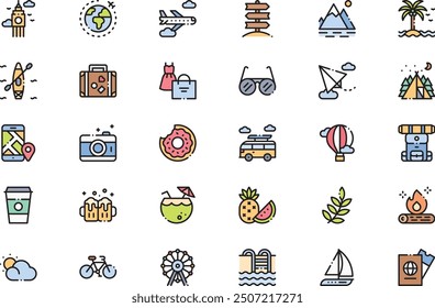 La colección de iconos de historias de Instagram es una Ilustración vectorial con trazo editable.