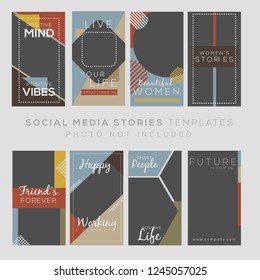 Instagram Stories Template, Available For Pinterest, Whatsapp Etc. Editable Use

