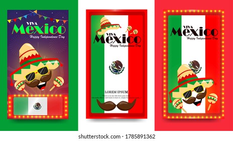 Instagram Stories Template for Independence Mexico