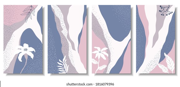  instagram stories templates. vector illustration