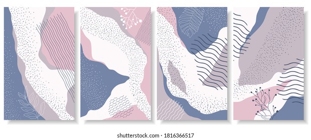  instagram stories templates. vector illustration