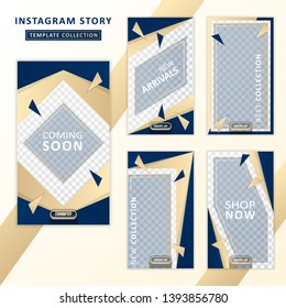 Instagram story template collection. Social media design