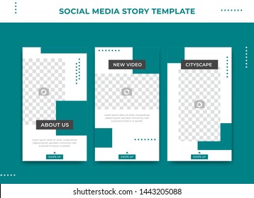 Instagram Story Template In Modern And Simple Metro Style Good Also For Brochure, Flyer Or Social Media Ad