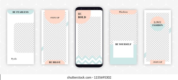 Instagram story template for social media - editable story cover design for photos Instagram story template for social media - editable story cover design for photos