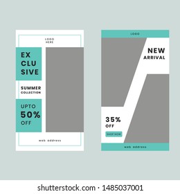 Instagram Story Template Vector Design