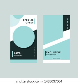 Instagram Story Template Vector Design