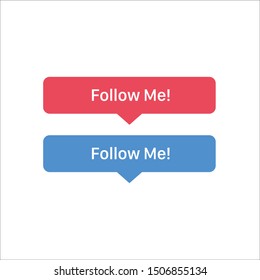 Instagram Symbols, Popular Social Media Notification Symbols And Icons. Follow Me Icons