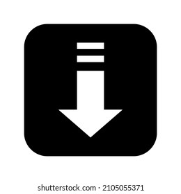 Icono de instalación aislado en fondo blanco