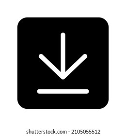 Install icon isolated on white background