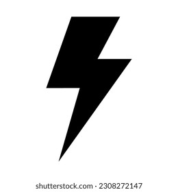 Install Lightning. Modern flat style vector illustration. Lightning bolt Lightning flash icon set. Vector.