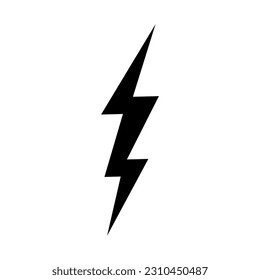 Install Lightning. Modern flat style vector illustration. Lightning bolt Lightning flash icon set. Vector.