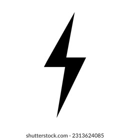 Install Lightning. Modern flat style vector illustration. Lightning bolt Lightning flash icon set. Vector.