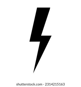 Install Lightning. Modern flat style vector illustration. Lightning bolt Lightning flash icon set. Vector.