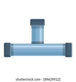 Icono de la tubería de instalación. Dibujo del icono del vector del tubo de instalación para el diseño web aislado en fondo blanco