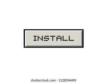 install retro button