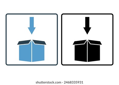 Icono de instalación. ícono relacionado con la configuración y configuración. adecuado para Sitio web, App, interfaces de usuario, imprimible, etc. estilo de ícono sólido. diseño de Vector simple editable