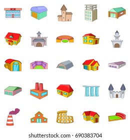 Installation icons set. Cartoon set of 25 installation vector icons for web isolated on white background