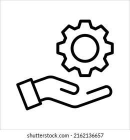 Installation and support icon. Call center, assist, service, contact, phone, computer, info, vector illustration on white background.