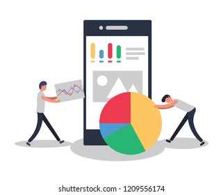 The installation and use of infographics, diagrams, graphs, and images are shown