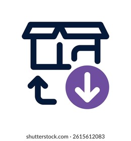 installer dual tone icon. Sleek and modern vector icon for websites, mobile apps, marketing materials, and corporate design. Fully scalable and ready to use.