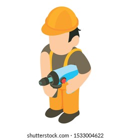 Installer icon. Isometric illustration of installer vector icon for web