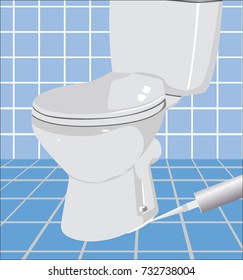 installing silicone sealant 
