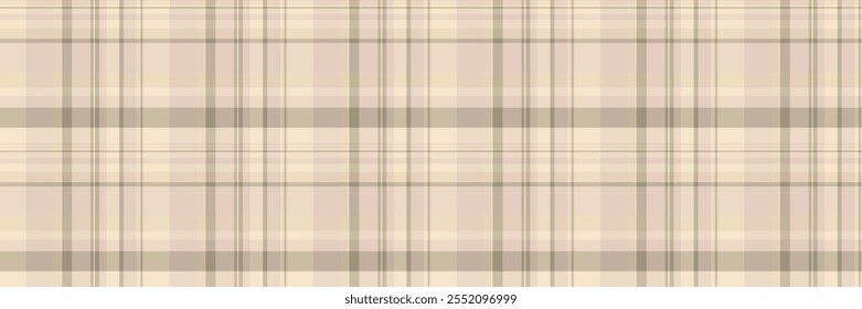 Installing tartan texture plaid, uniform fabric background vector. Geometric textile check seamless pattern in light and pastel colors palette.