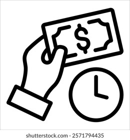 Installment Icon Element For Design