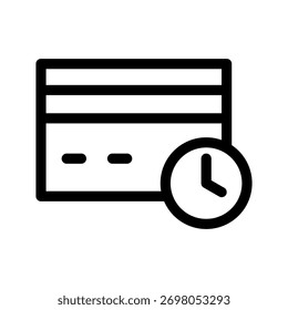 Instalment Icon Vector Symbol Design Illustration