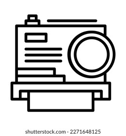 Instant Camera Icon Design For Personal And Commercial Use