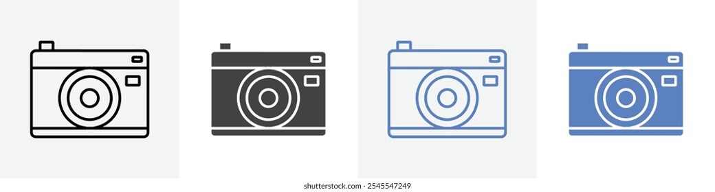 instant camera icon Group symbol or sign vector