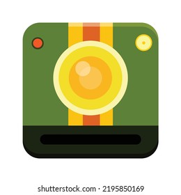 Instant Camera Icon. Subtable To Place On Cinematography, Photography, Etc.