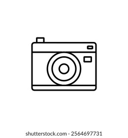 instant camera icon vector symbol isolated