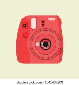 Instant Camera Template Vector Design