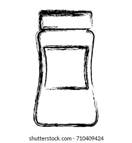 Instant coffee bottle