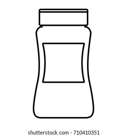 Instant coffee bottle